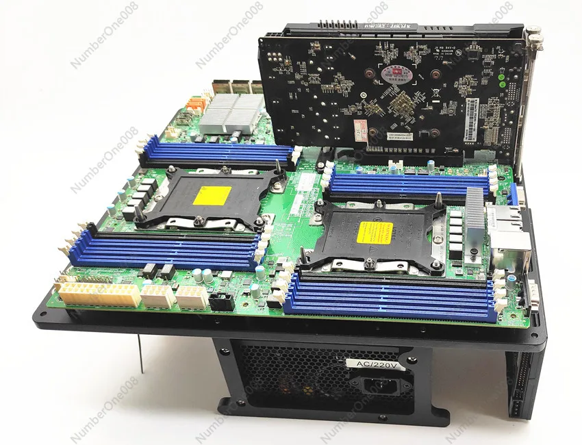 Aluminum Open Frame Test Bench Water Cooling - EATX Dual Server Motherboard Open Air