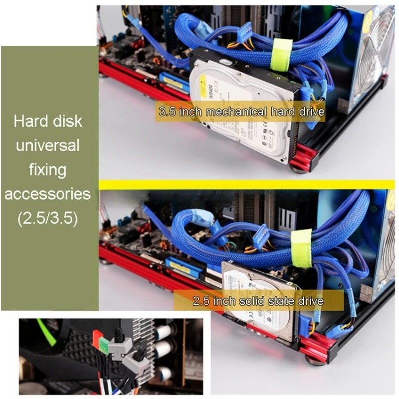 ATX PC Test Bench Aluminum All - Aluminum Open Frame Test Bench Water Cooling review and price