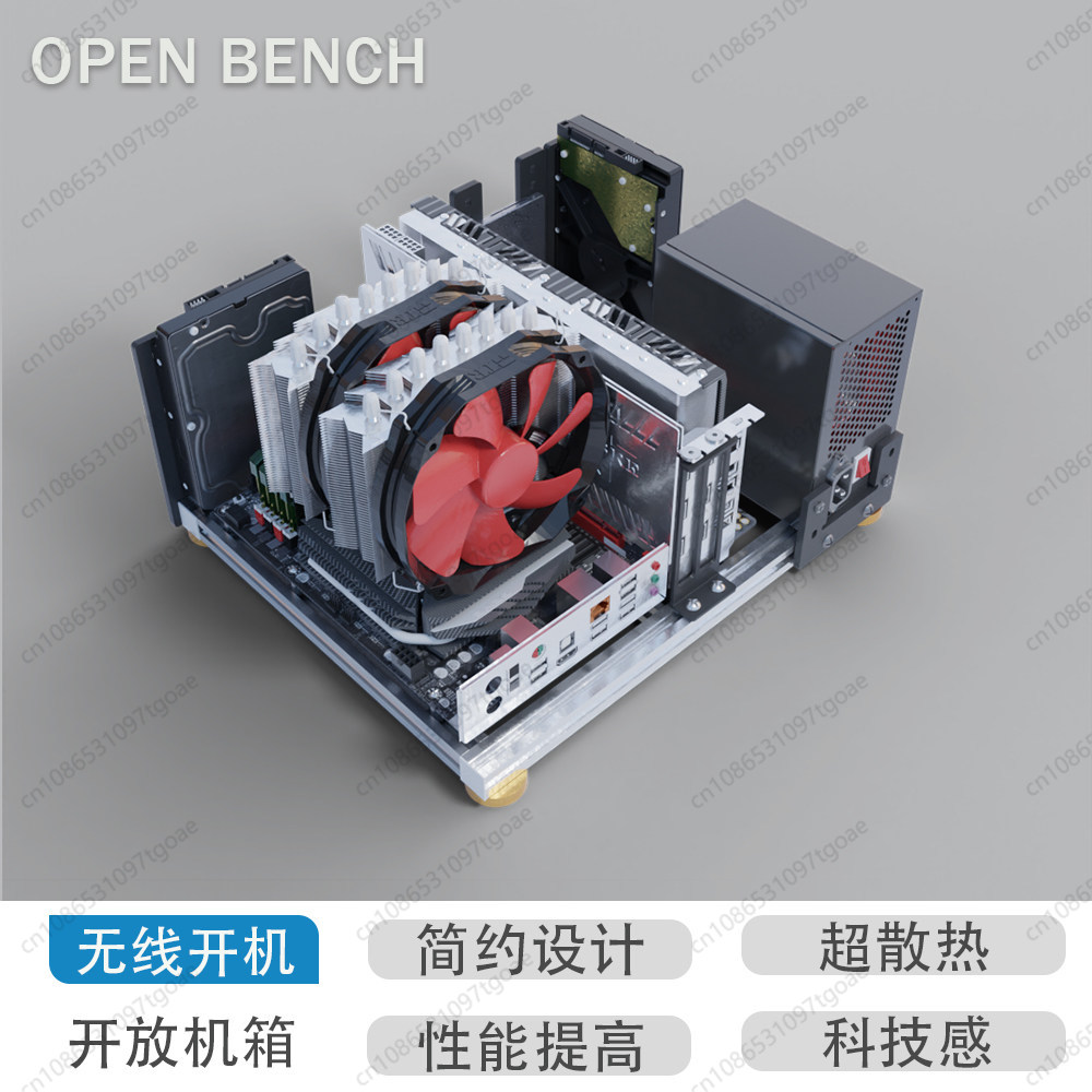 Full Aluminum Open Air PC Fram - Aluminum Open Frame Test Bench Water Cooling review and price
